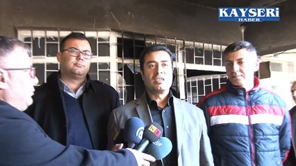 CHP HACILAR İLÇE TEŞKİLATINDA YANGIN