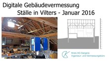 Digitale Gebäudevermessung - Ställe in Vilters SG