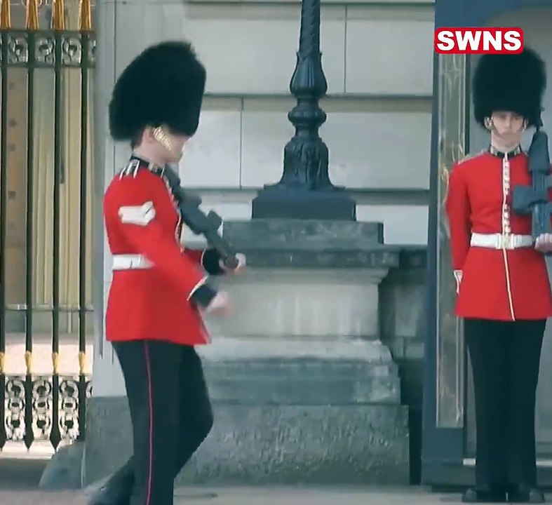 When the Queen's Guard decks it.