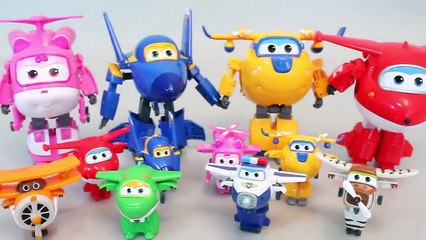 Super Wings plane transformers Tayo The Little Bus English Learn Numbers Colors Toy Surprise YouTu