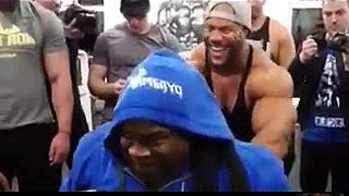 Phil Heath and kai Green Enjoyed Back Stage Moments