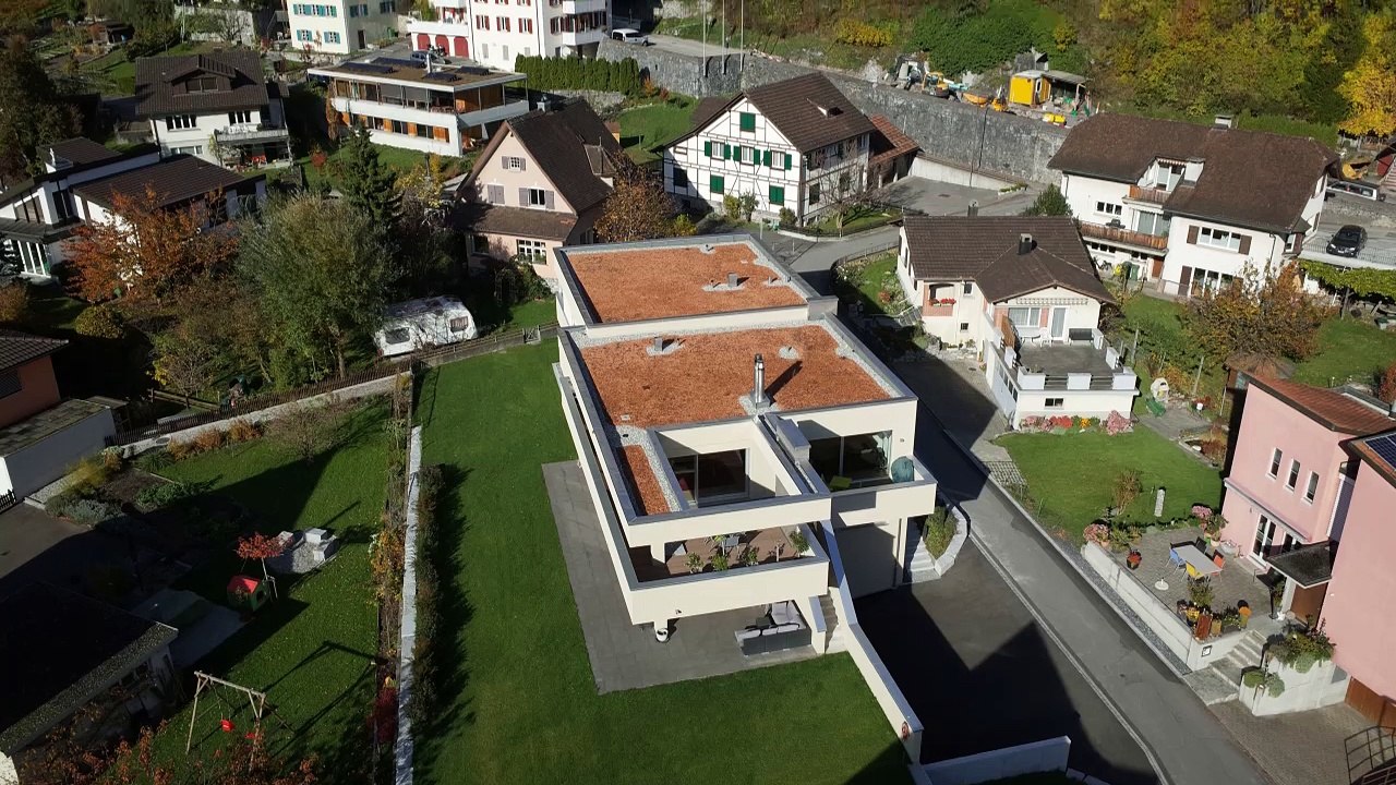 Architekturfotos Drohne 2015 der Kreis AG Sargans