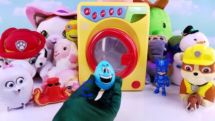 Magic Washing Machine Traps Secret Life of Pets Snowball Playdoh Toy Surprise Eggs