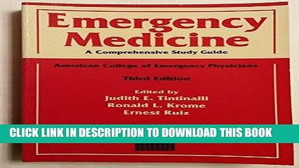 [READ] Mobi Emergency Medicine: A Comprehensive Study Guide : American College of Emergency