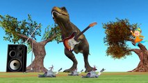 Jurassic Dinosaurs Titanosaurus Singing And Playing Guitar | Monster Truck Vs Dinosaurs Explosion !