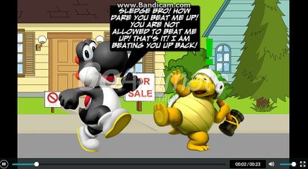 Black Yoshi Beats Up Sledge Bro Back