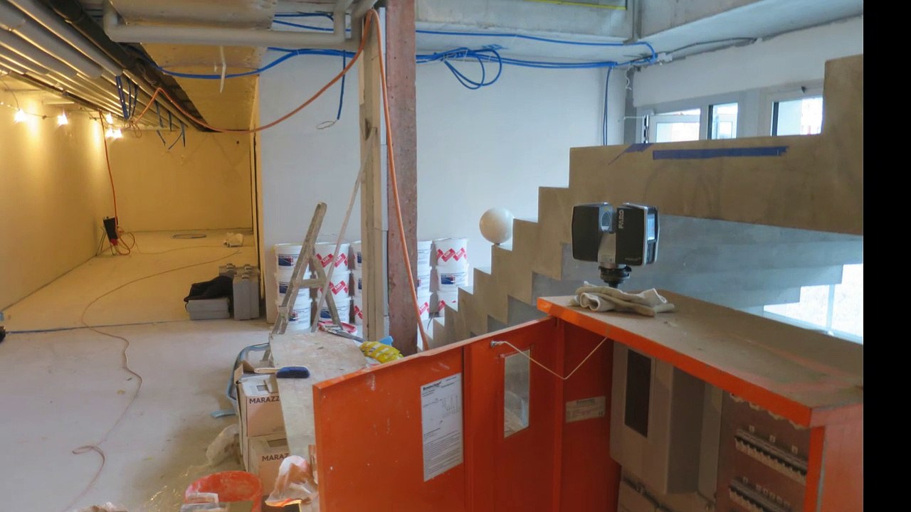 Treppenvermessung mit 3D-Laserscanning