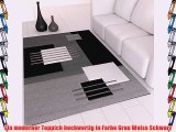 Moderner Teppich mit Konturenschnitt in Farbe Grau Weiss Schwarz Naturfreundlich und Pflegeleicht