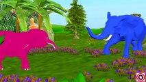 Colors Dinosaurs Vs Elephant Finger Family | Nursery Rhymes and Songs for Children | Kids Rhymes