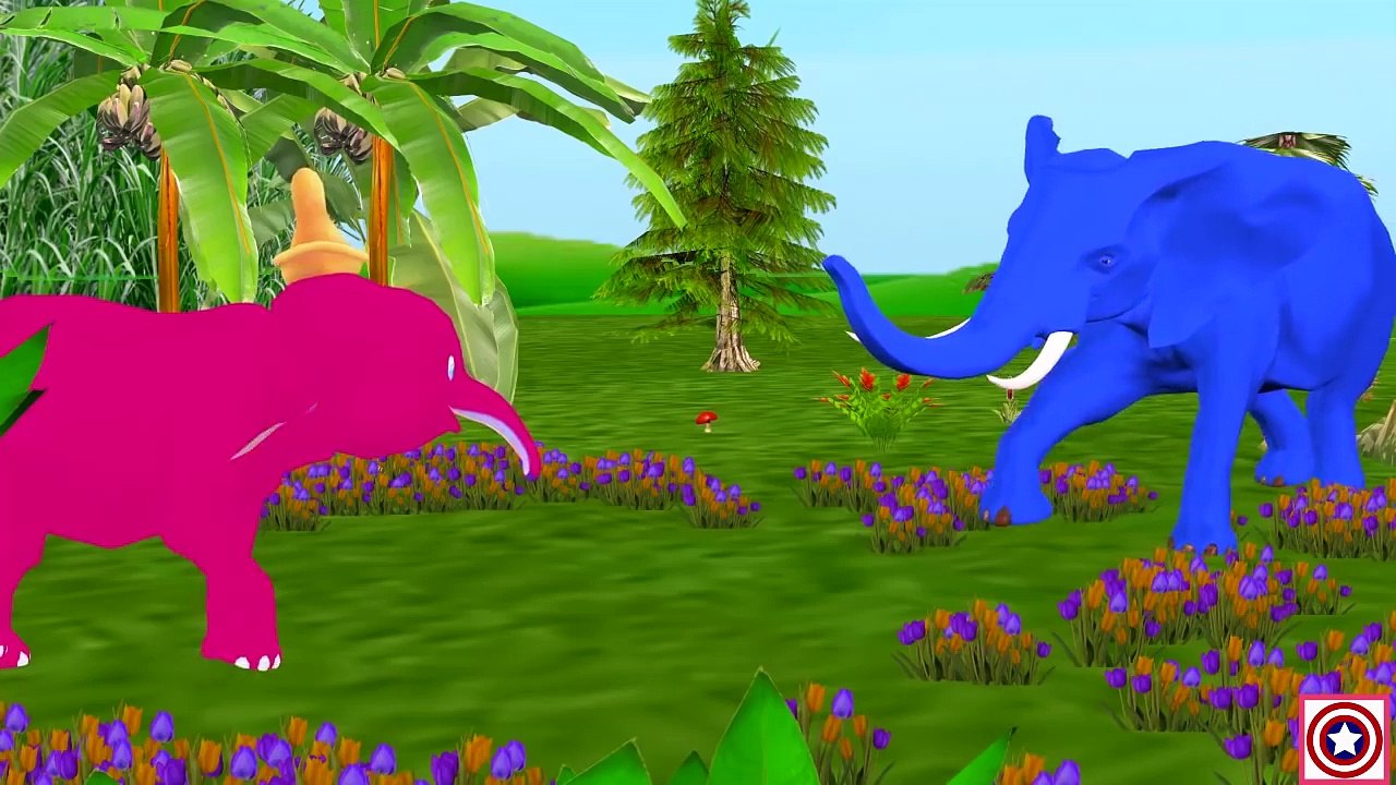 Colors Dinosaurs Vs Elephant Finger Family | Nursery Rhymes and Songs for Children | Kids Rhymes