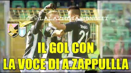 PALERMO - LAZIO 0-1 , IL GOL DI MILINKOVIC CON LA VOCE DI A.ZAPPULLA