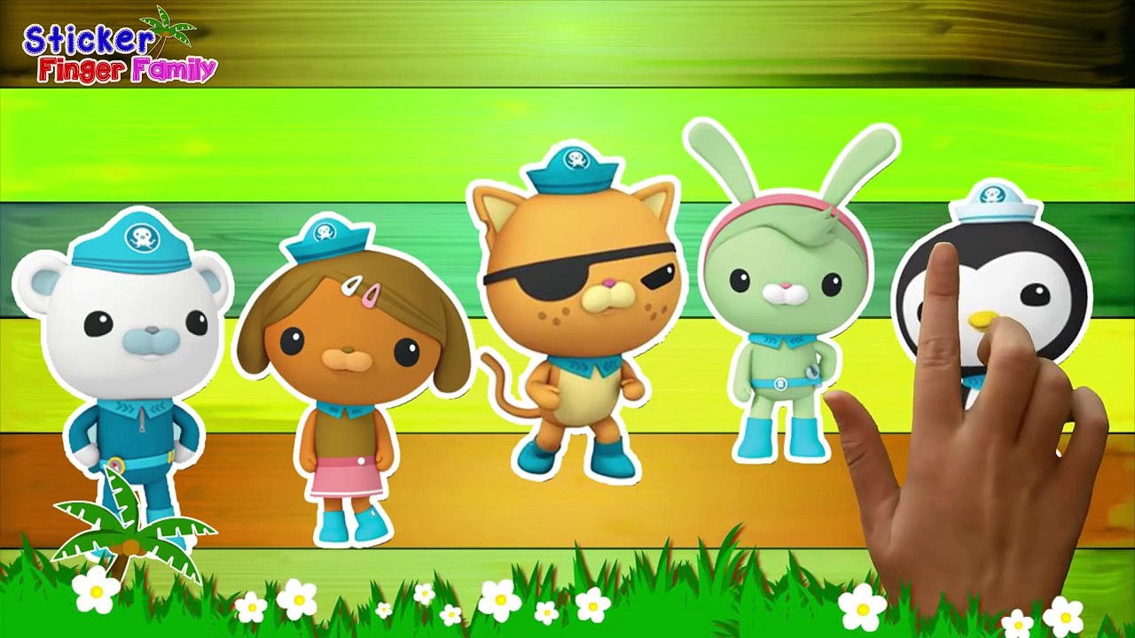 The Octonauts Finger Family By Sticker Song