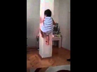 OMG !! Baby Wall Climber - Spider Man Has Born - Amazing Video