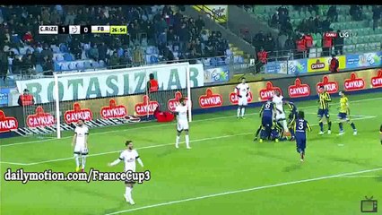 Moussa Sow Goal HD - Rizespor 1-1 Fenerbahce  - 27.11.2016
