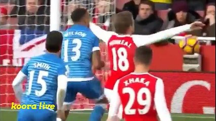اهداف مباراة ارسنال وبورنموث 3-1 (27-11-2016
