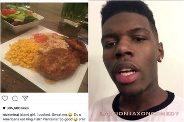 Nicki Minaj's Thanksgiving is kinda odd