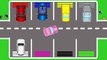 Learn Colors for Kids - Colours For Kids to Learn - Colours for Kids with Vehicles Street to Learn