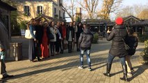 Les dix candidates au titre de Miss Prestige Pays de la Loire réunies au zoo
