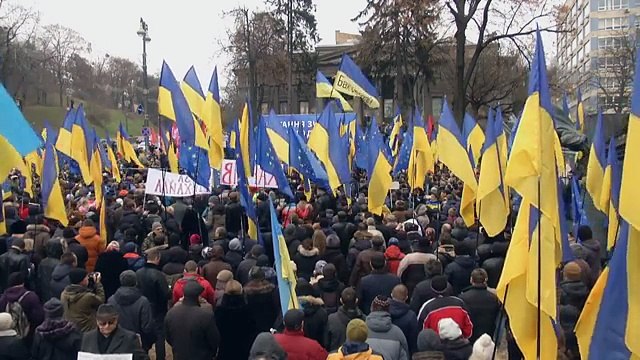 В Киеве прошел первый митинг движения Саакашвили «Рух новых сил»