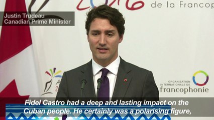 Trudeau "open about human rights" when it comes to Castro