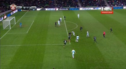 Artem Dzyuba Goal HD - Krasnodar 0-1	Zenit Petersburg 27.11.2016