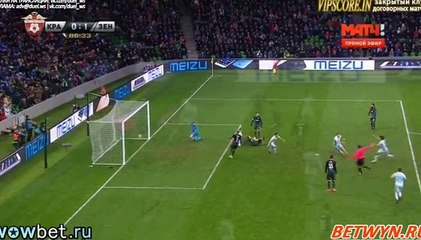 Dzyuba Goal HD - Krasnodar	0-1	Zenit Petersburg 27.11.2016