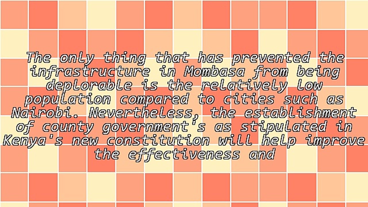 Infrastructure in Mombasa