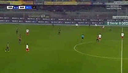 Verona vs Bari 1-0 Giampaolo Pazzini Goal  Serie A 27-11-2016