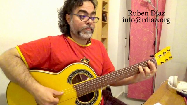 Playing through chord changes in other styles / Ruben Diaz guitar lesson CFG Spain