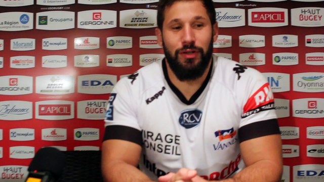 Rugby Pro D2 - Kevin Burgaud après Oyonnax - Vannes