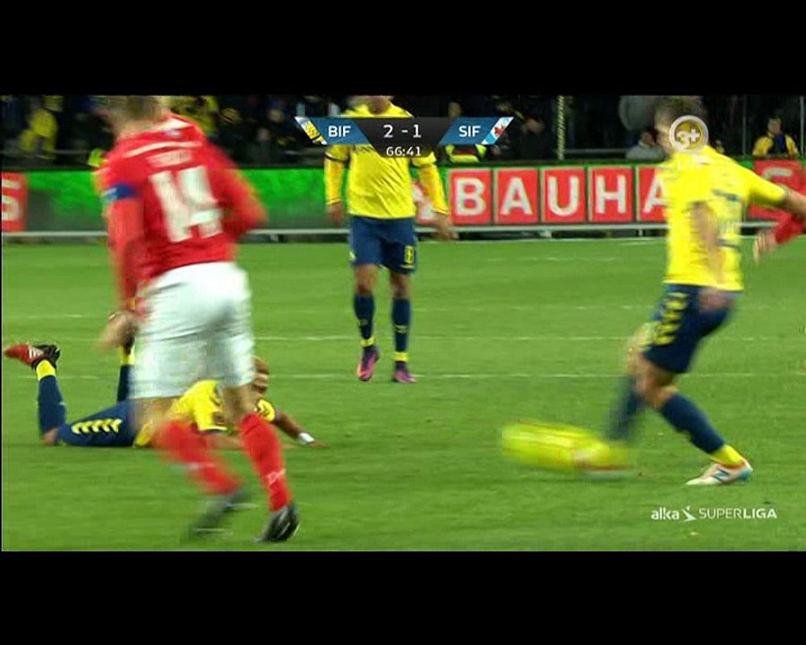 Teemu Pukki Goal HD - Brondby 2-1 Silkeborg - 27.11.2016