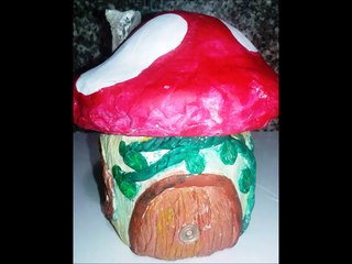 Mantar Evi Yap- Kil Hamuru - DIY
