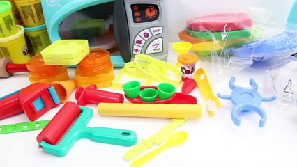 Deluxe Food Set Cooking Machine Play Doh Toy Food DIY Make Ice Creams Burgers Pizza Desserts & More