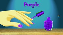 Learn Colors with Nail Arts | Funny Candy Nail Art | Colours to Kids Children Baby Learning Videos
