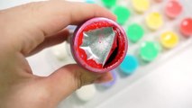DIY How To Make Colors Mini Dot Milk Gummy Jelly Recipe and Learn Colors Chocolate Candy Slime