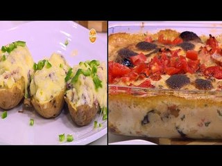 سجق - قوارب بطاطس - مسقعة بالكفتة  | عمايل إيديا حلقة كاملة