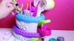 Play Doh Cake Mountain Playset Sweet Shoppe Happy Birthday Cake Play-Doh Tarta de Cumpleaños Toys