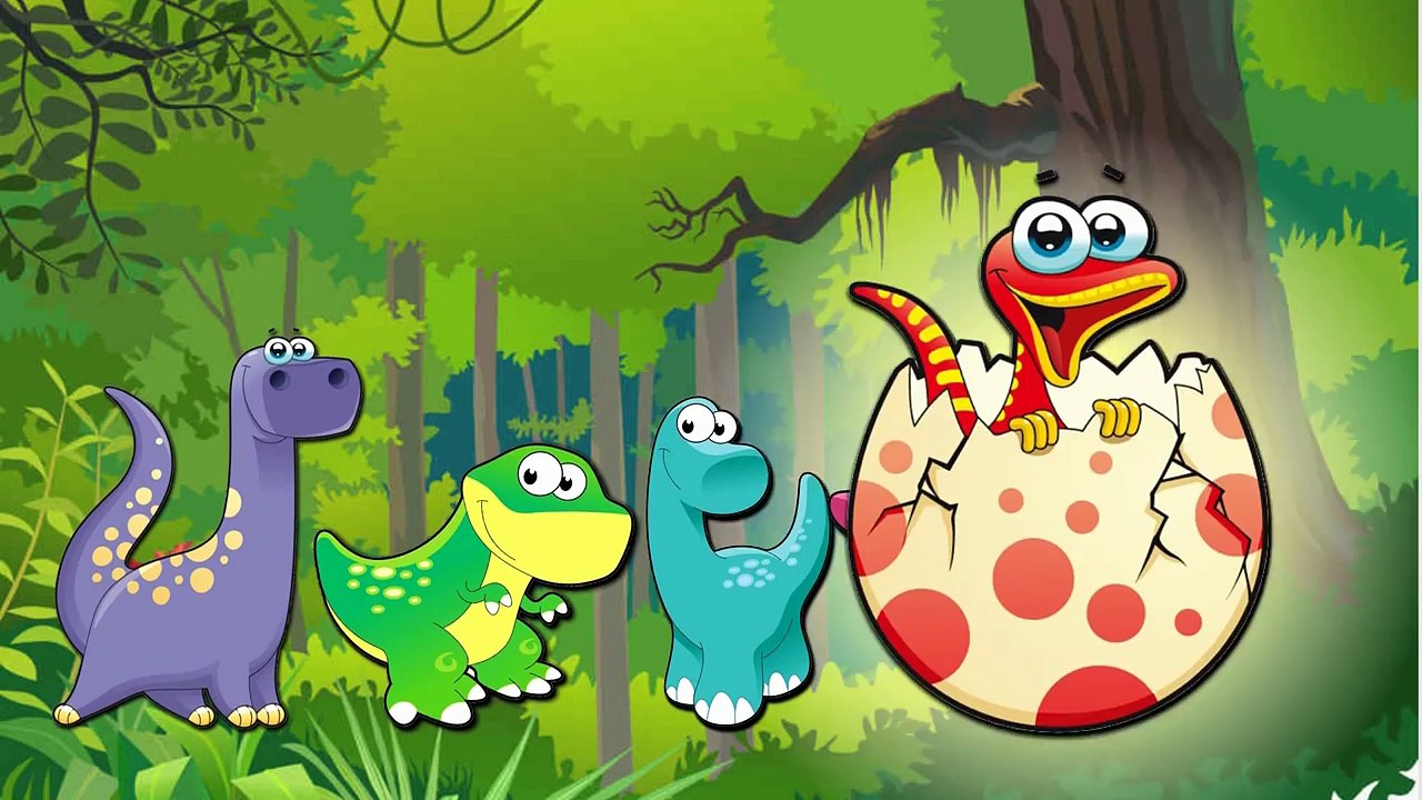 Dinosaur Finger Family Nursery Rhymes Lyrics