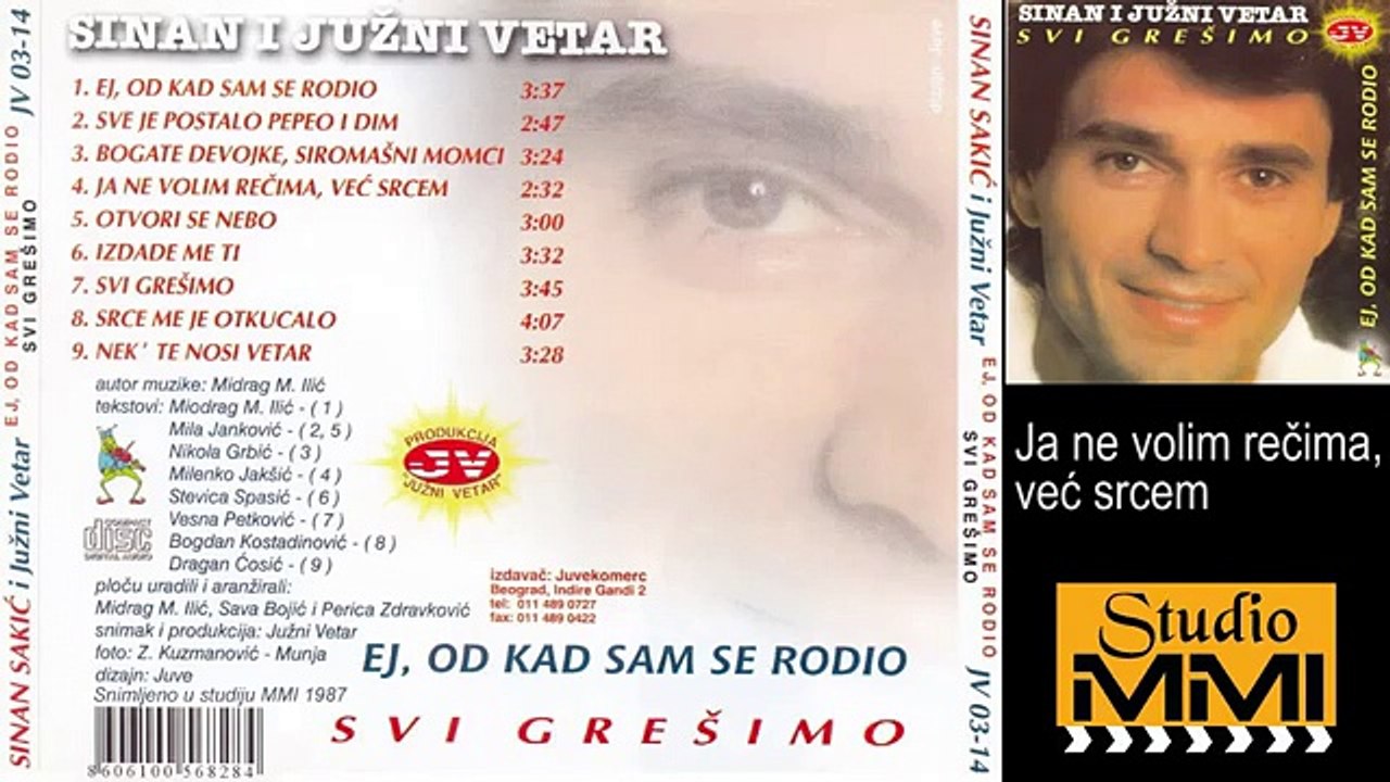 Ja Ne Volim Recima Vec Srcem Sinan Sakic