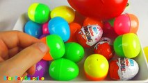 30 Surprise Eggs!!! DINOSAURS Disney CARS MARVEL POKEMON HELLO KITTY PARTY TOYS