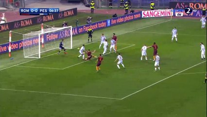 Edin Dzeko Goal HD - AS Roma 1-0 Pescara - 27.11.2016
