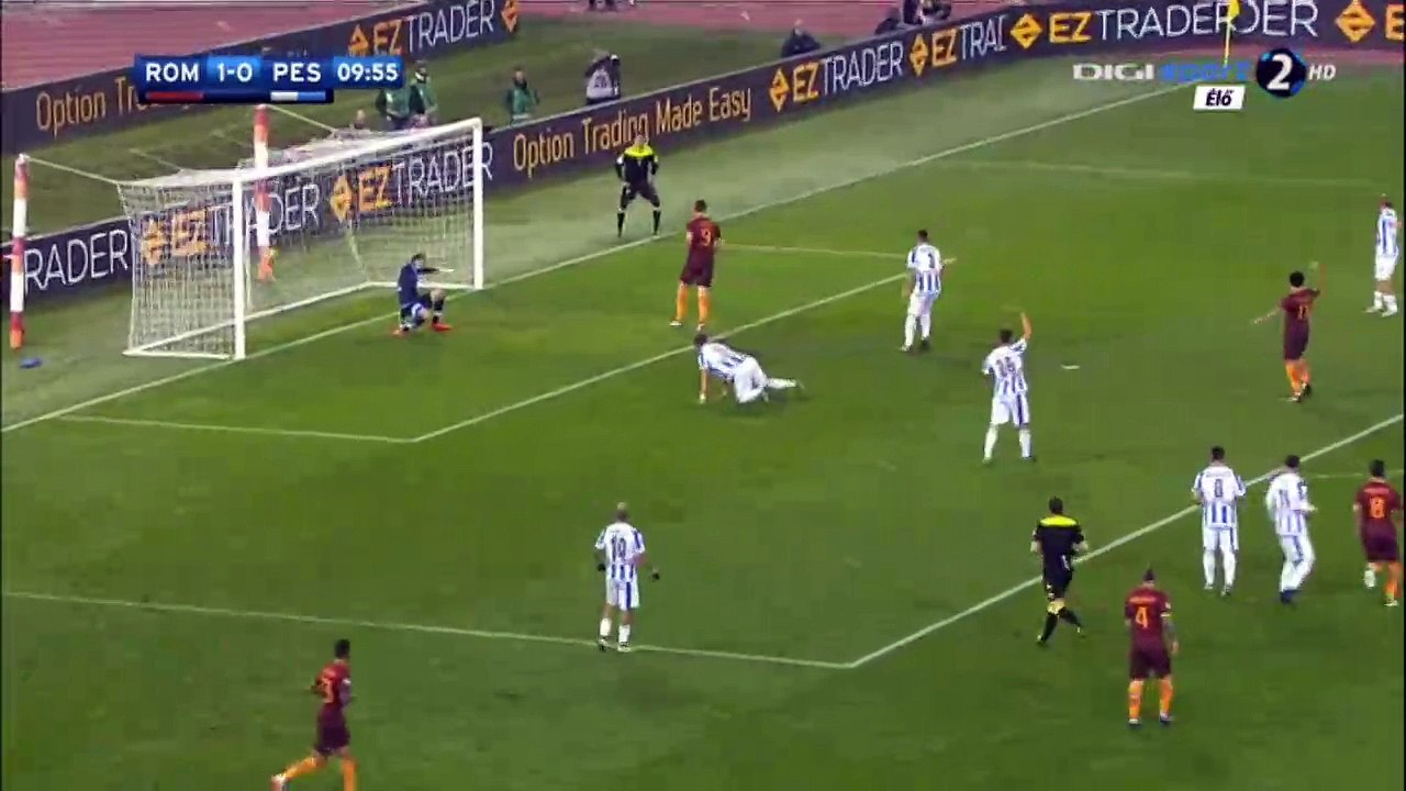 Edin Dzeko Goal HD - AS Roma 2-0 Pescara - 27.11.2016