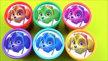Paw Patrol Skye Colors Swap Play doh Toys Surprises! Learn Colors Nickelodeon Jr, Kids Preschool