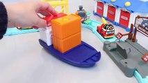 Robocar Poli Track Play Doh Toy Surprise Tayo The Little Bus Garage Learn Colors #1