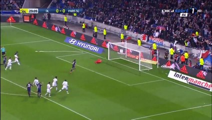 Edinson Cavani Penalty Goal HD - Olympique Lyonnais 0-1 PSG - 27.11.2016 HD