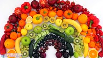 Learn Colors of the Rainbow with Real Fruits and Vegetables RainbowLearning