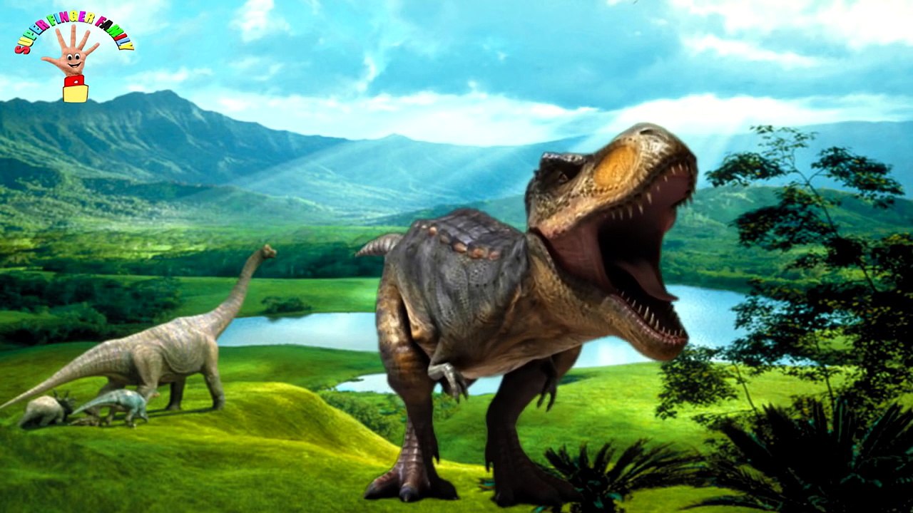 Dinosaur Finger Family Nursery Children 3D English Rhymes - Funny Finger Family Songs For Children