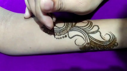 New Modern Style  Indo Arabic Mehndi Design 3★ Step By Step Tutorial