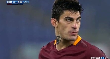 Perotti D. (Penalty) Goal HD - AS Roma 3 - 1 Pescara - Serie A - 27.11.2016