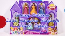 Play Doh Toys Disney Princess Dolls Dress Playdough Rapunzel, Ariel The Little Mermaid, Snow White